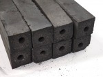 ผลิตถ่านไม้ไผ่อัดแท่ง charcoal 