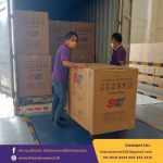 Car transporting goods with lifter in Bangkok - The One Move Part., Ltd.