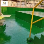 FRP Lining โรงงาน - เคลือบไฟเบอร์กลาส Epoxy PU - วีอาร์ เคมีคอล 2018