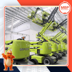 Boom Lift ระยอง - ให้เช่ารถกระเช้าขากรรไกร - เอ็มบีพี แมชชีนเนอรี่
