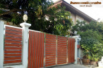 ประตูสแตนเลสผสมไม้-อลูมิเนียม-ธัญบุรี - ร้านรับทำประตูสแตนเลส ปทุมธานี