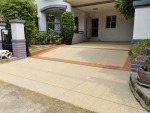 รับเหมาทำทรายล้างราคาถูก - งานพื้นทรายล้าง - Luxstone พระราม2