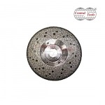 ใบเจียร 4'' เจาะรู ขอบโค้ง (Diamond Cup Wheel 4'') - โรงงานผลิตแปรงอุตสาหกรรม  เซ็นทรัล ทูลส์ (ประเทศไทย) 