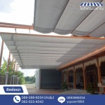ช่างรับทำหลังคาผ้าใบเลื่อนโครงสไลด์ลาดกระบัง - โชติพัฒน์ผ้าใบ