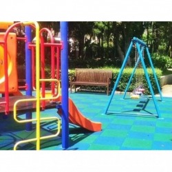 Shockproof SBR rubber flooring and artificial grass
