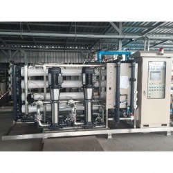 Installation of industrial RO water system