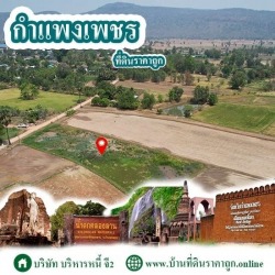 ขายที่ดินในจังหวัดกำแพงเพชร ราคาถูก