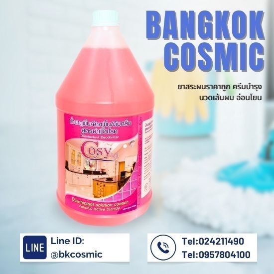 ผลิตและขายส่งผลิตภัณฑ์ทำความสะอาดพื้น และน้ำยาล้างห้องน้ำCOSY ผลิตและขายส่งผลิตภัณฑ์ทำความสะอาดพื้น COSY บางแค กรุงเทพ 