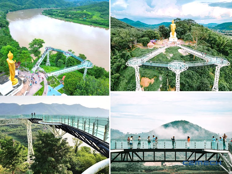 งานสร้างโครงสร้างเหล็ก100เมตร สกายวอร์คเชียงคาน งานสร้างโครงสร้างเหล็ก100เมตร สกายวอร์คเชียงคาน