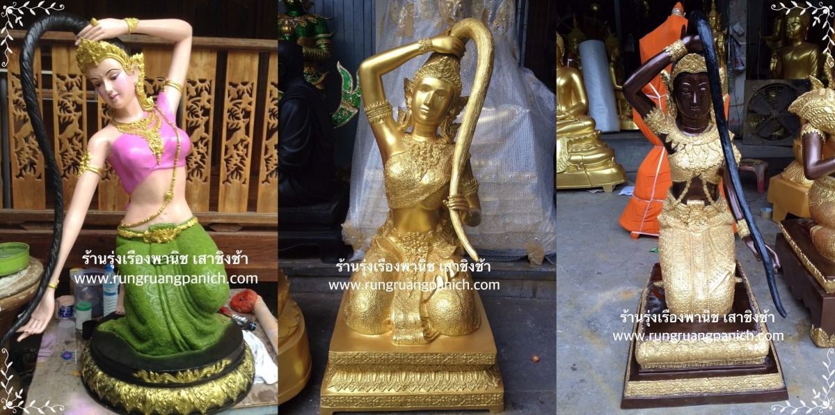 องค์พระแม่ธรณีบีบมวยผม องค์พระแม่ธรณีบีบมวยผม
