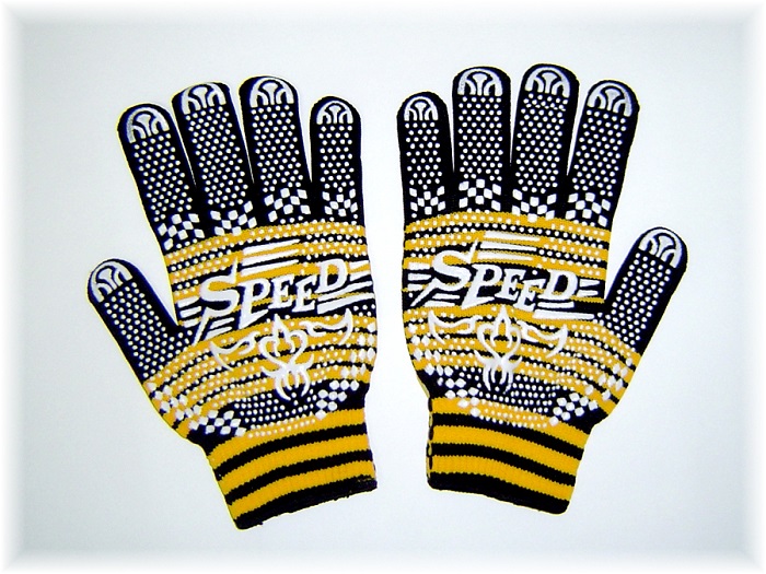 ถุงมือกันลื่น แบบเต็มนิ้ว ลาย SPEED ถุงมือกันลื่น แบบเต็มนิ้ว ลาย SPEED