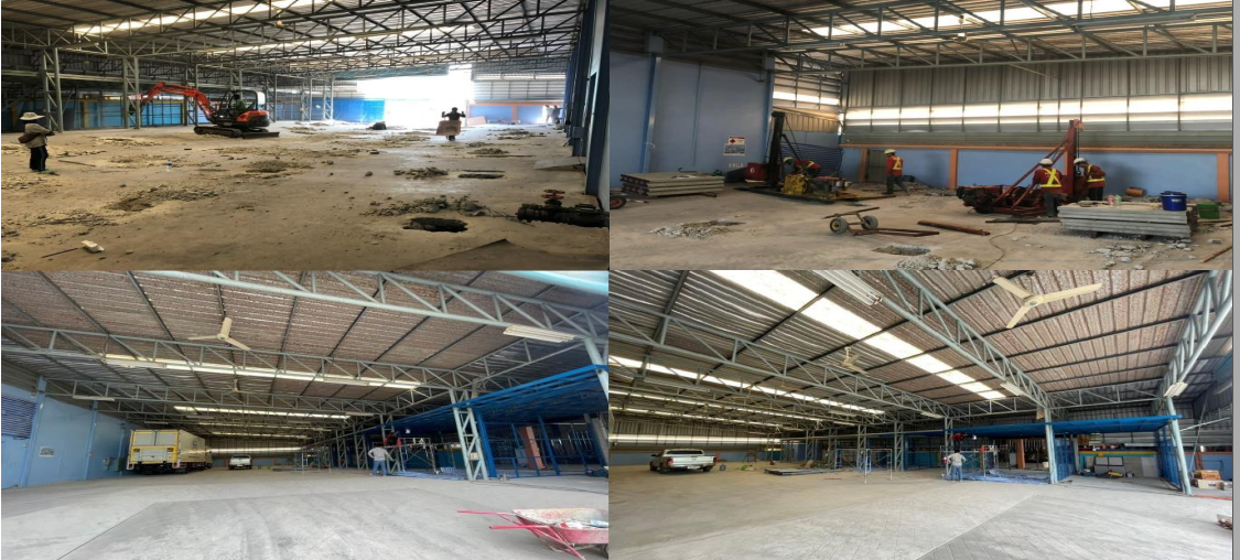 รับเทพื้นคอนกรีตโรงงาน รับเทพื้นคอนกรีตโรงงาน